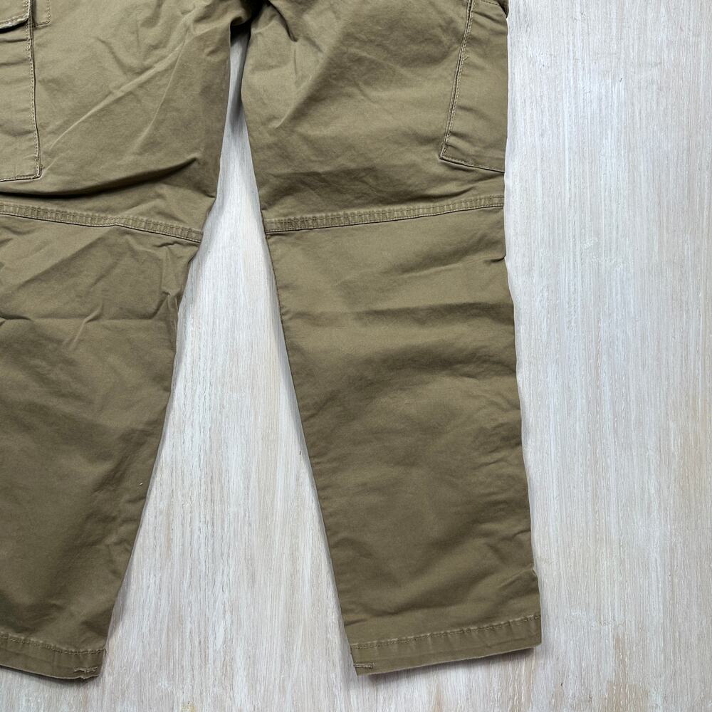 American Eagle Slimming Cargo Flex Utility Hiking Tactical Pants Khaki 32x30 - Picture 14 of 16